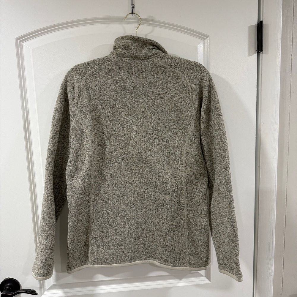 Patagonia Synchilla Fleece 1/4 Zip Pullover Beige Oatmeal Women’s Size L - Picture 11 of 12
